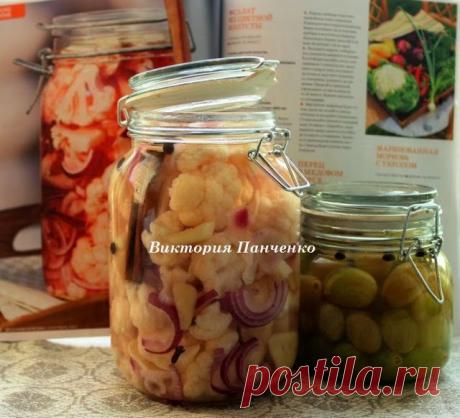 САЛАТ ИЗ ЦВЕТНОЙ КАПУСТЫ С КРАСНЫМ ЛУКОМ