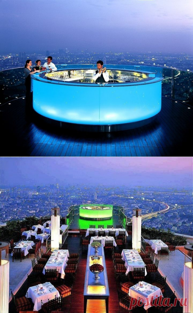 Ресторан Sky Bar and Sirocco, State Tower, Бангкок, Тайланд