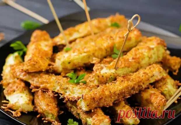 Кабачковые пальчики без капли жира: закуска заменила чипсы - Steak Lovers - медиаплатформа МирТесен