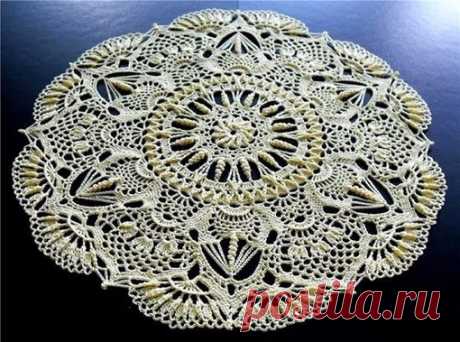 АЖУРНАЯ САЛФЕТКА.