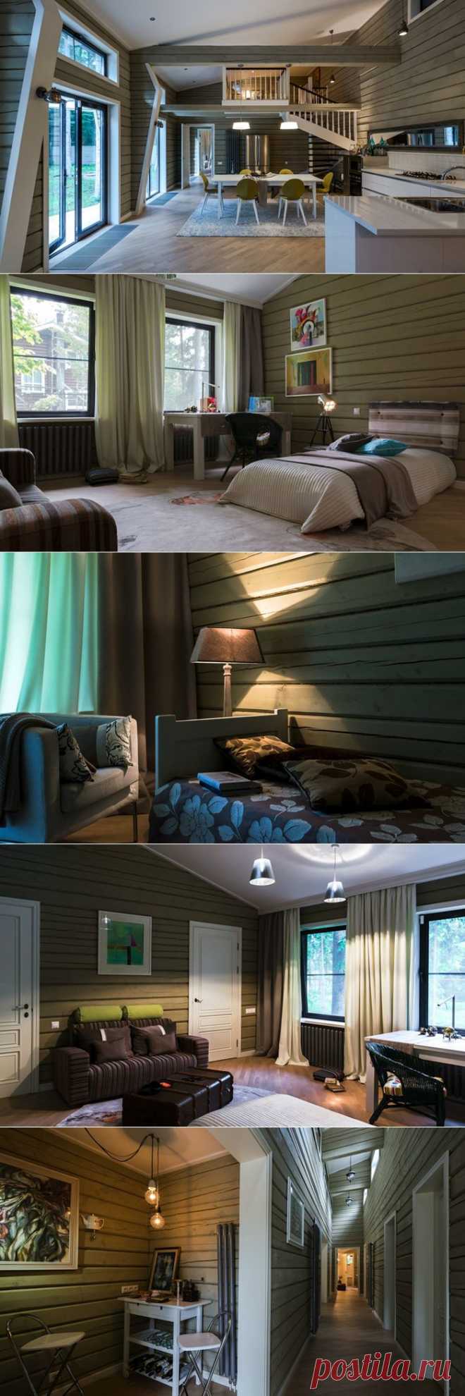 Одноэтажный дом из бруса в Подмосковье со скандинавскими нотками - Дизайн интерьеров | Идеи вашего дома | Lodgers