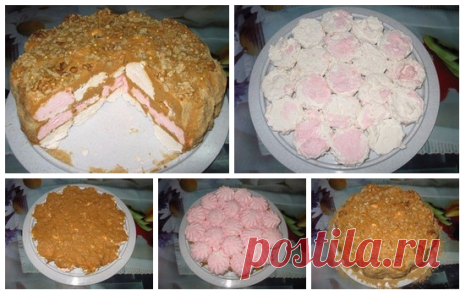 Зефирный торт (простой и без выпечки)