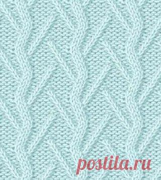 Нежные рельефные узоры спицами. Вяжем?