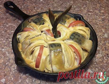 Скумбрия в маринаде на луковой подушке – кулинарный рецепт