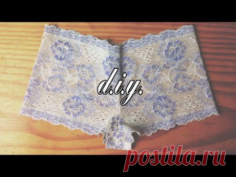 Как сшить кружевные трусики-шорты