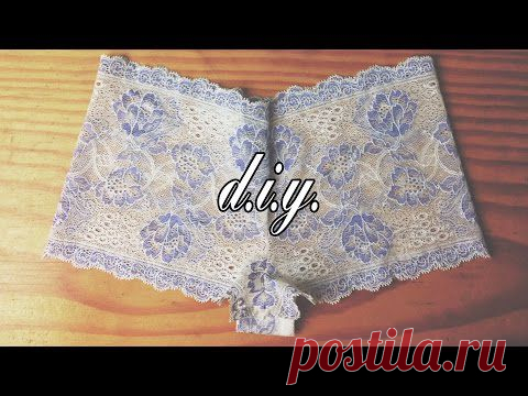 Как сшить кружевные трусики-шорты