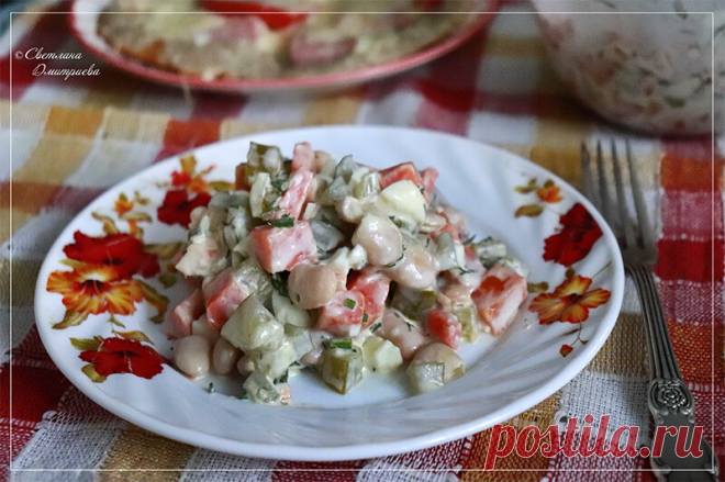 Салат из фасоли и моркови СД2