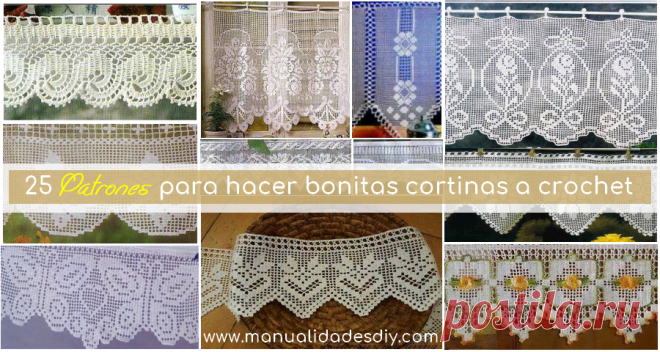 25 Patrones para Hacer Bonitas Cortinas a Crochet ⋆ Manualidades Y DIY ¿Busca hermosas cortinas para hacer en crochet? No busque más, tenemos la colección de cortinas ideal, donde puede elegir su favorito de entre 25 patrones diferentes. En esta oportunidad, compartimos con los lectores 25 bonitos, prácticos y fáciles patrones para … Ler mais... →