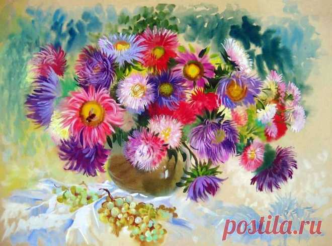 ЛЕГКИЕ, ПРОЗРАЧНЫЕ РАБОТЫ ХУДОЖНИЦЫ НАТАЛИИ АНИКИНОЙ-ЗАКРЕВСКОЙ. | Самоцветик