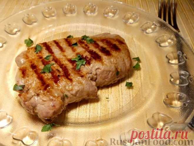 Рецепт: Ромштекс (говяжий шницель) на RussianFood.com