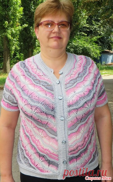 Кофточка спицами из Alize Diva Batik - Вязание - Страна Мам