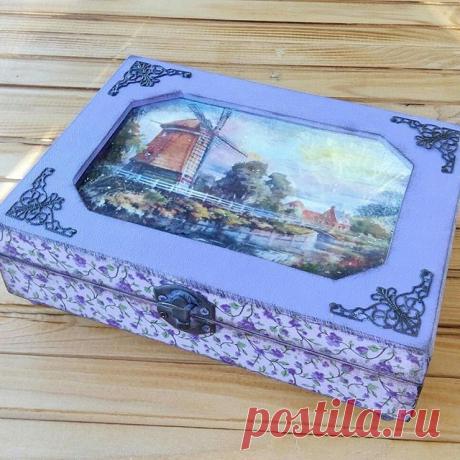 Шкатулка#декупаж