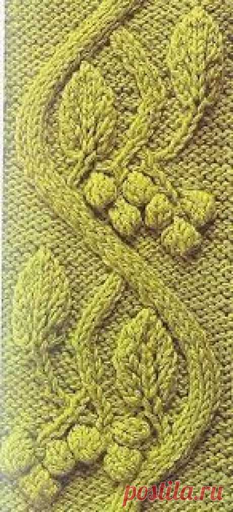 Free Knitting Patterns: Leaves. Well, this looks like it takes talent. Like I'm ever going to do this. | knitting | Вязание Бесплатно, Вязание и Л…