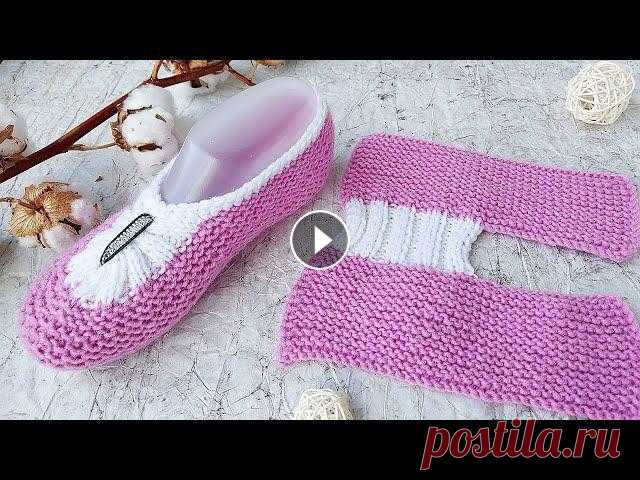 СЛЕДКИ ОДНИМ ПОЛОТНОМ НА 2 СПИЦАХ. Следки-тапочки с перемычкой. В этом видео я покажу как связать Следки спицами Подробный мастер класс Легко и просто Свяжет даже начинающая вязальщица Пряжа- Ализе лана голд. Расхо...