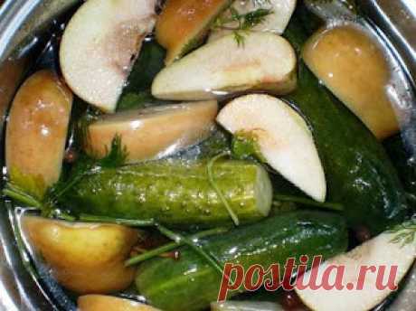 Огурцы с яблоками - Харчовка