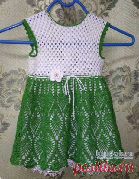 Детское платье крючком. Более 300 схем вязания платьев для детей