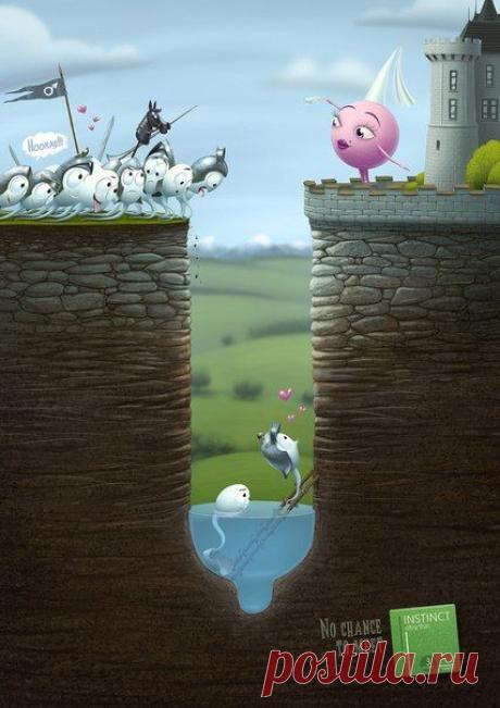 Реклама презервативов от украинского офиса Geometry Global, / Занимательная реклама