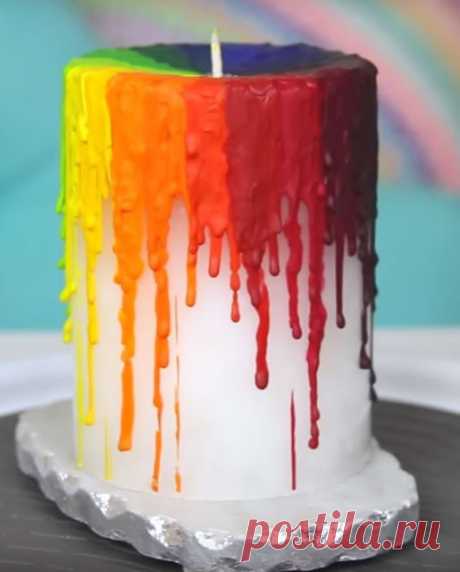 Prácticas Ideas para el Hogar...: Como Hacer Velas Multicolor