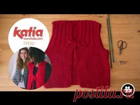 DIY Tejer Chaleco • Knit Waistcoat • Tricoter Gilet Peru