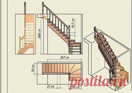 Чертеж деревянной лестницы на второй этаж 

Планируете постройку частного дома на два этажа или больше? Рекомендуем сразу распланировать, какой будет лестница. И мы в этом поможем – в данном материале подробно рассказано про виды для коттеджей, дач и частных домов, требования к конструкции. Также с помощью схем и чертежей мы на примере расскажем, как рассчитывается и строится лестница. Конструкция довольно простая – с кровлей не сравнить, поэтому изготовить её сможет и хоз...