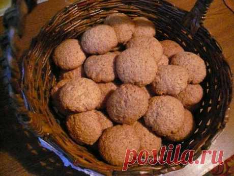 Печенье овсяное (проверенный годами рецепт). Очень вкусно!