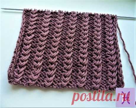 Вязать просто, смотрится шикарно - 2 резинки с описаниями и схемами | Ручная работа Пульс Mail.ru