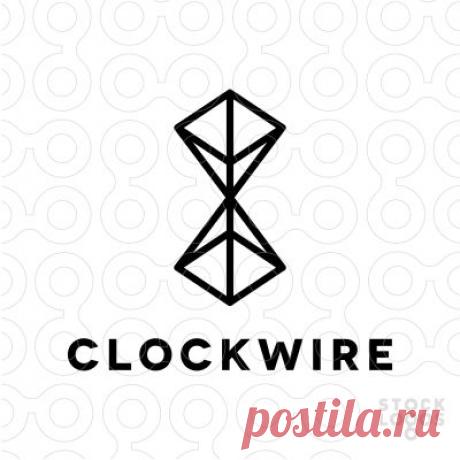 Exclusive Customizable Logo For Sale: Clock Wire | StockLogos.com
