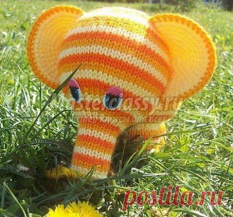 Вязание крючком. Слон