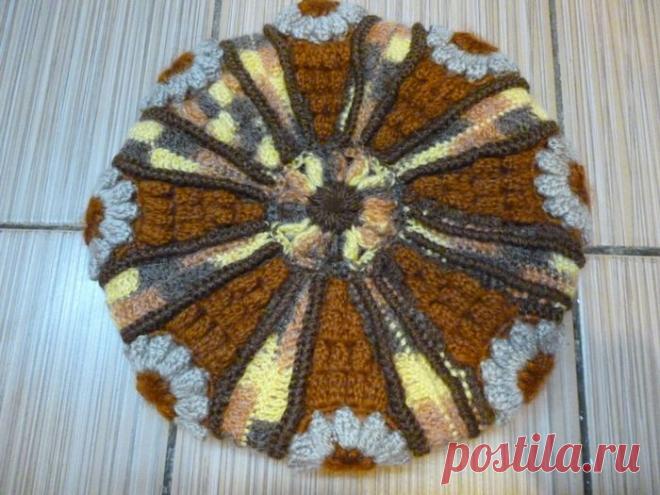 Берет к жакету фриформ.МК..