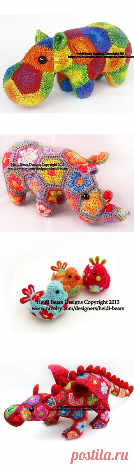 Яркие игрушки из «африканских» мотивов — Рукоделие