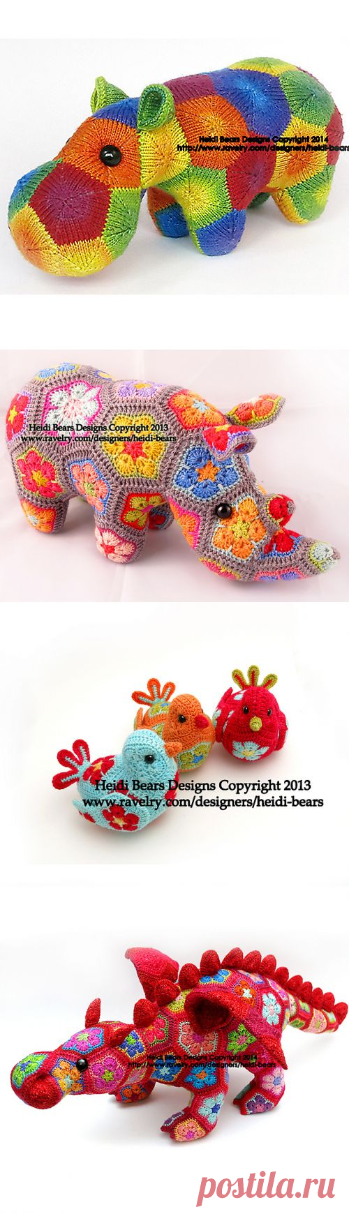 Яркие игрушки из «африканских» мотивов — Рукоделие