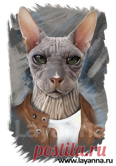 Портрет Сфинкса. Sphynx. I would love to paint a portrait from your favorite photos. Please contact me through private messages for more details. layanna@layanna.ru Могу нарисовать портрет вашего питомца. Или питомца ваших друзей и родственников - это прекрасный, неожиданный и всегда радостный подарок!  cat kitten pet portrait order buy present drawing gato gatito regalo dibujo retrato mascot кот кошка котенок рисунок заказать необычно красиво надеть купить Сфинкс Sphynx