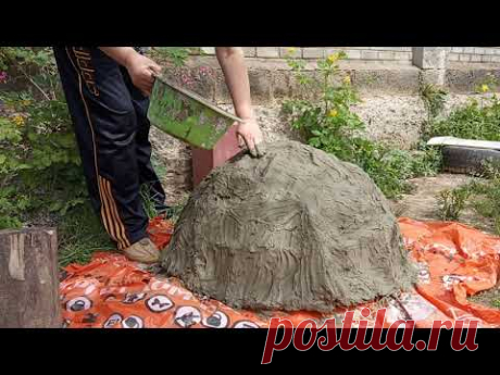 КАМЕНЬ из ЦЕМЕНТА на канализационный люк