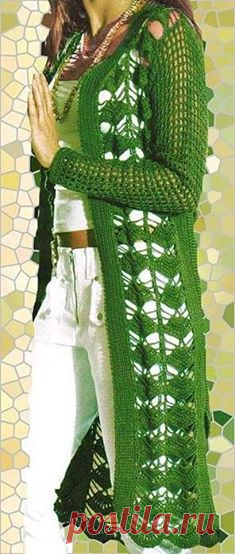 Irish crochet &: CARDIGAN