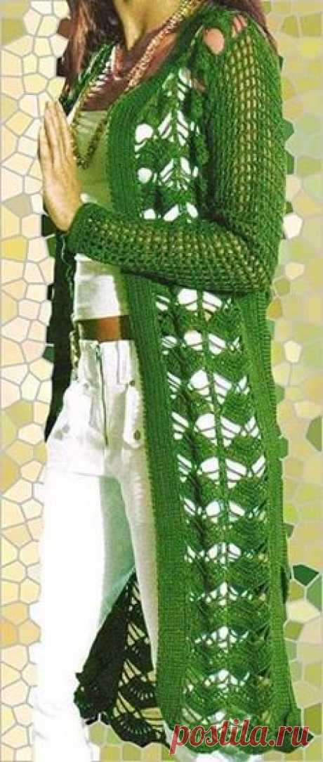 Irish crochet &: CARDIGAN