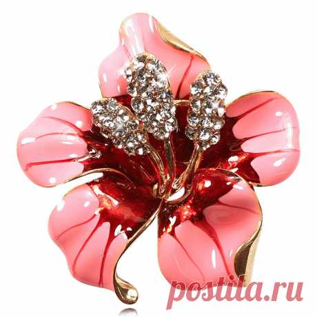 Брошь "Цветок", Tutti Frutti (Арт.: 46684-4355) купить по выгодной цене в Интернет-магазине Море блеска