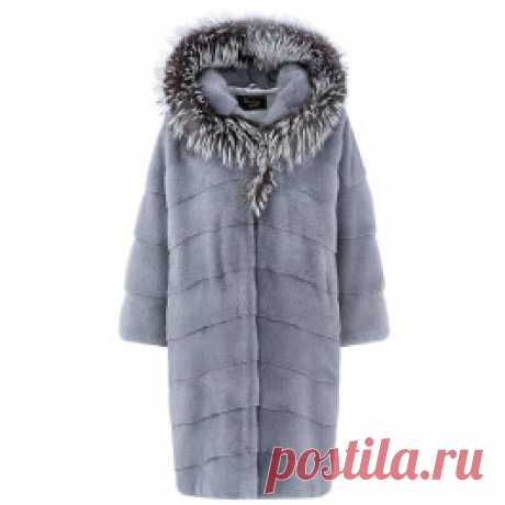 Норковая шуба с отделкой мехом лисы Emfasi Pelle 191179000 в Ярославле, купить в интернет магазине с доставкой, цена с фото в Москве Длинная шуба из меха норки изысканного сиреневого оттенка - вечная классика в оригинальном исполнении. Теплый капюшон с отделкой мехом лисы добавляет модели практичности, защищая зимой от холодного ветра и мокрого снега. Благодаря диагональной раскладке меха шуба выглядит эффектно и женственно