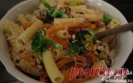 Салат из макарон с артишоками и брокколи | Кулинарные рецепты от «Едим дома!»