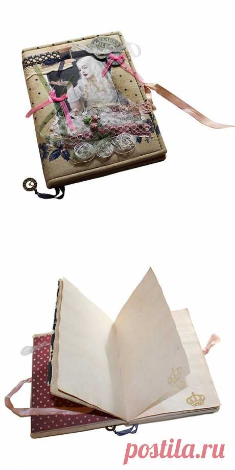 &quot;Чай с Белой Королевой&quot; блокнот - магазин Лавка Рукодельников