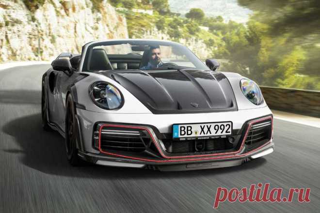 Тюнинговый кабриолет GTstreet R от ателье TechArt на базе Porsche 911 Turbo