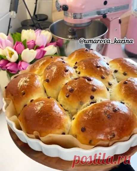 Булочки с шоколадными каплями