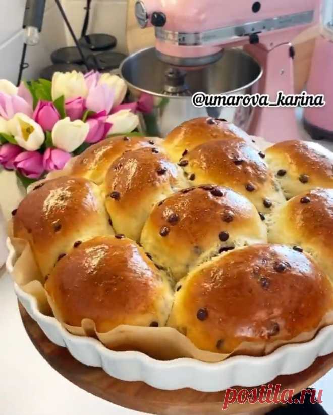 Булочки с шоколадными каплями