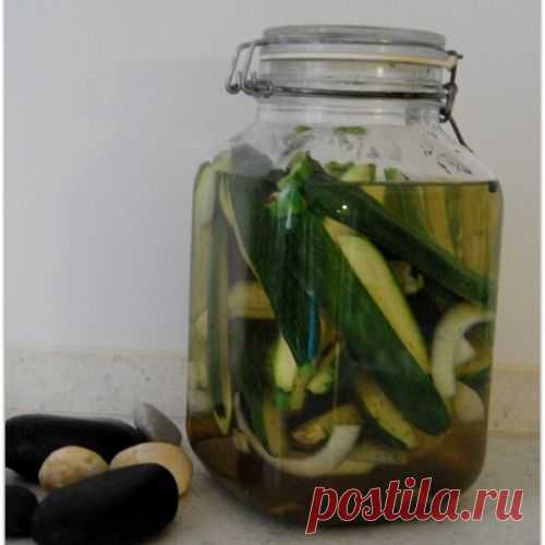 Маринованные беби-цукини по рецепту моей соседки