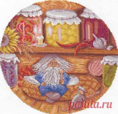 ДОМОВОЙ - ХРАНИТЕЛЬ ОЧАГА | Вышивка крестом