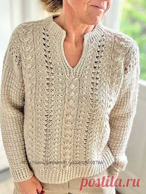 Пуловер CoCo Swirl Sweater от JoJo Knitwear