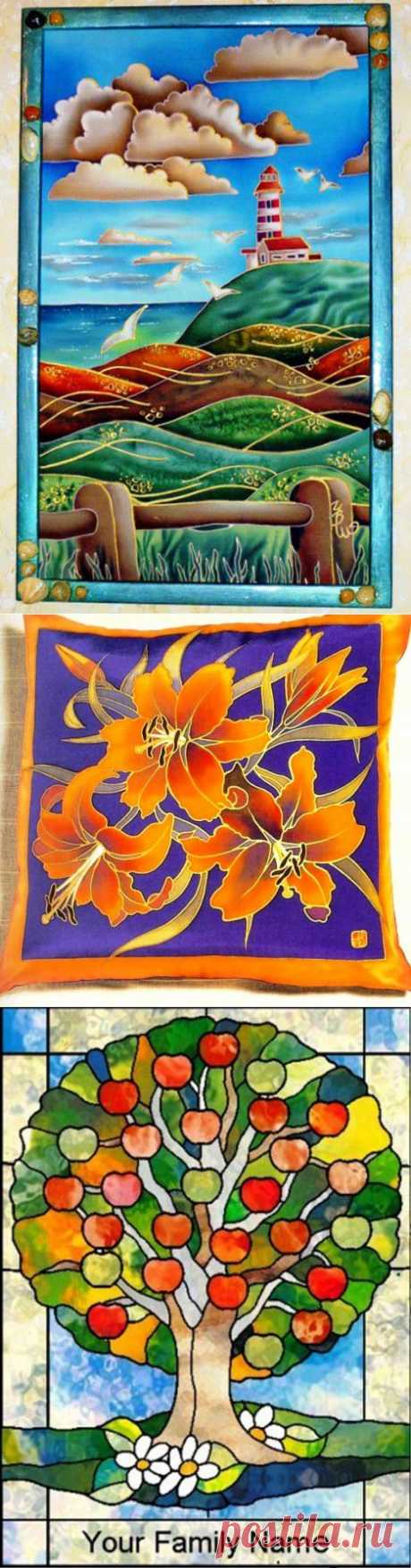 Рисунки для батика, росписи, витражей...