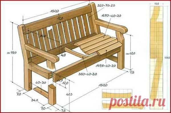 Садовая мебель своими руками