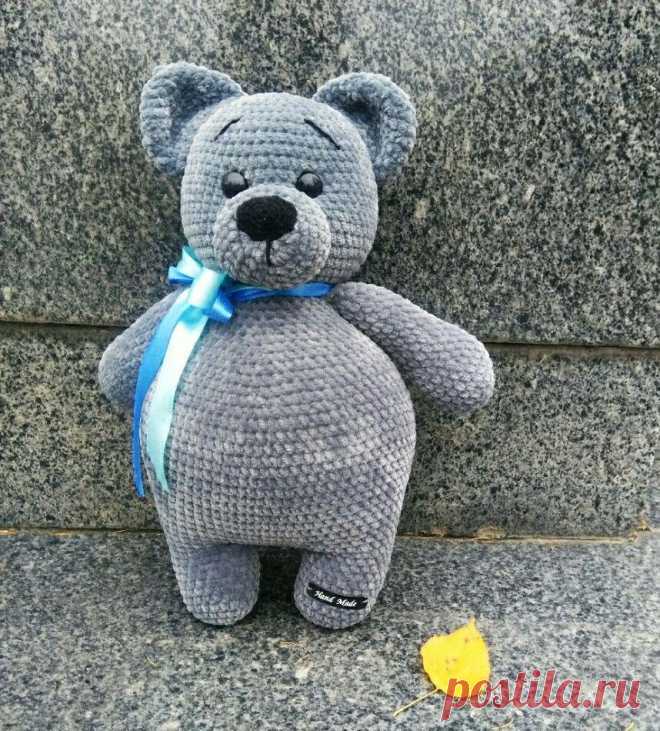 Уютный медведь Мих крючком | Hi Amigurumi