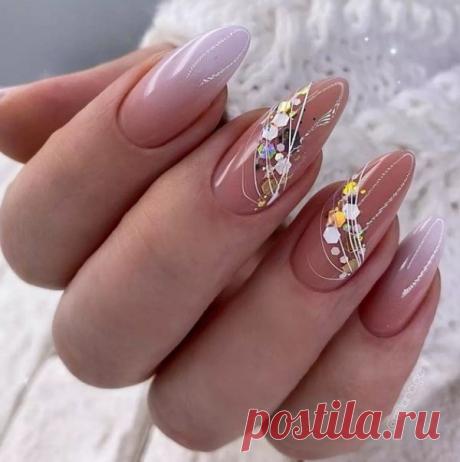 Нежное прощанье с зимой – маникюр легких оттенков