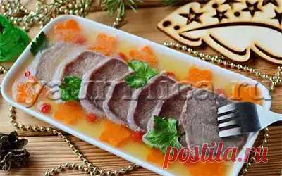 Рецепт заливного из языка с желатином